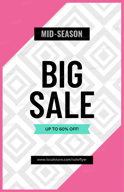 placeit flyer template to design sales flyers sales flyers
