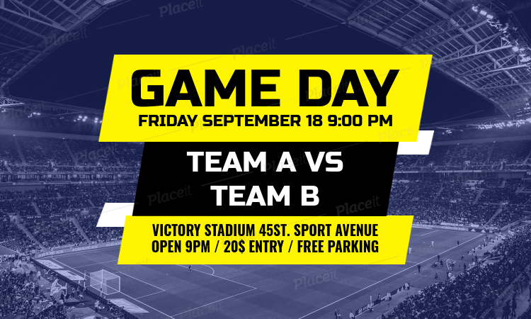 Placeit Vinyl Banner Maker For A Sports Bar