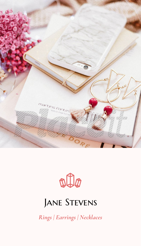 placeit vertical business card maker for handmade jewelry verticle business cards