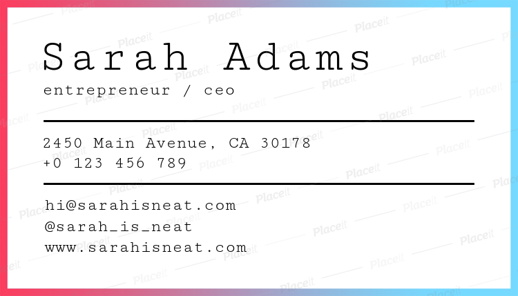 placeit business card template to design minimal business cards simple business cards templates