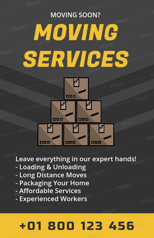 placeit flyer maker for moving companies fler maker