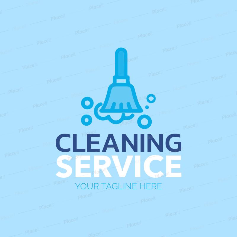 placeit clean service logo maker with cleaning service icons cleaning service logo